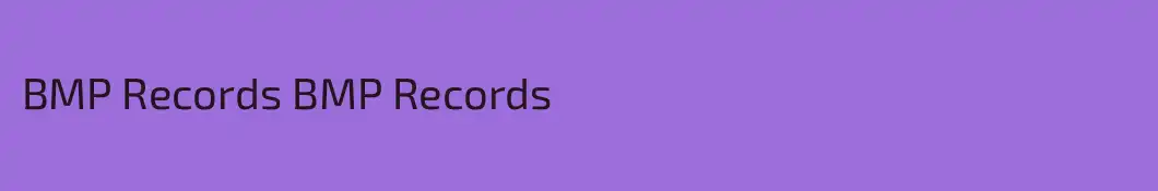 BMP Records BMP Records
